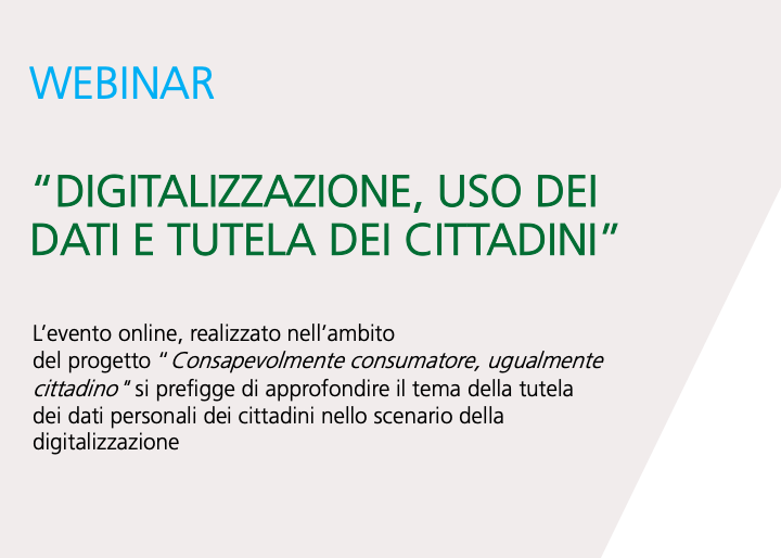 Digitalizzazione, uso dei dati e tutela dei cittadini